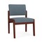Lesro Lenox Armless Guest Chair, 22.5 in W 26 in L 31.5 in H LW1102 - alternate 1